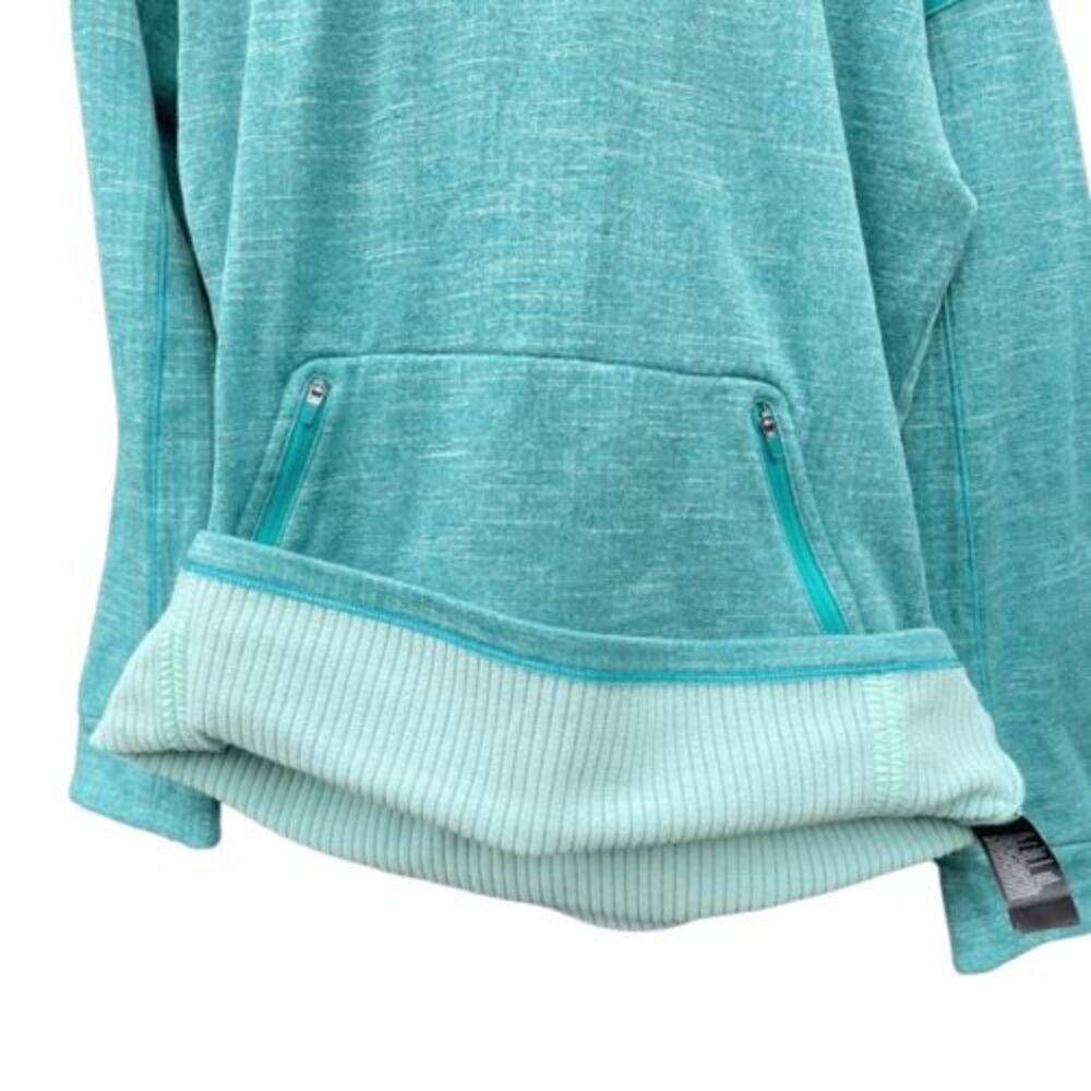 The North Face Mountain Athletics Teal Adjustable Fit Pullover Hoodie — SZ M - Picture 12 of 13